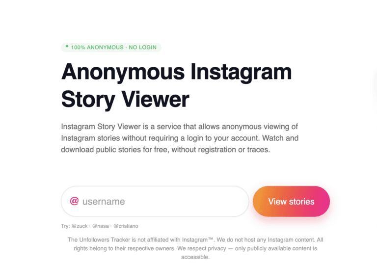 Anonymous Instagram Story Viewer: Key Reasons to Use It and a Look Inside Our Tool